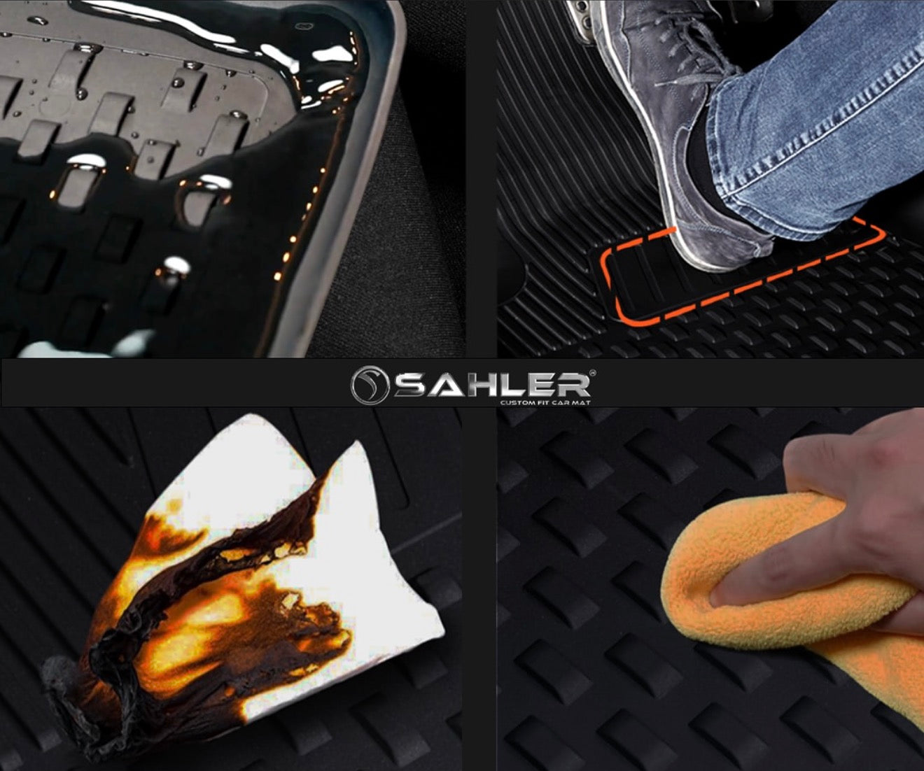 Tapis 4D sahler sur mesure pou Honda CIVIC Sedan (2016-2020)