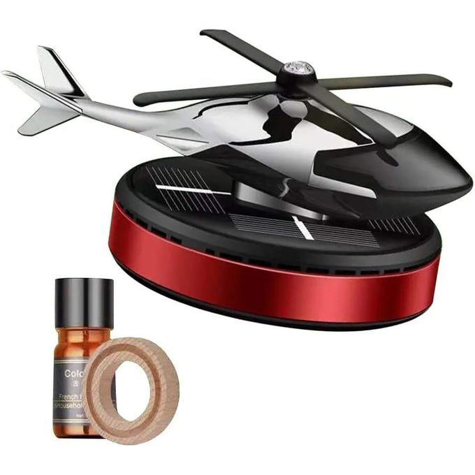 🛩 Désodorisant d’Intérieur Voiture – Design Hélicoptère Rotatif 360°