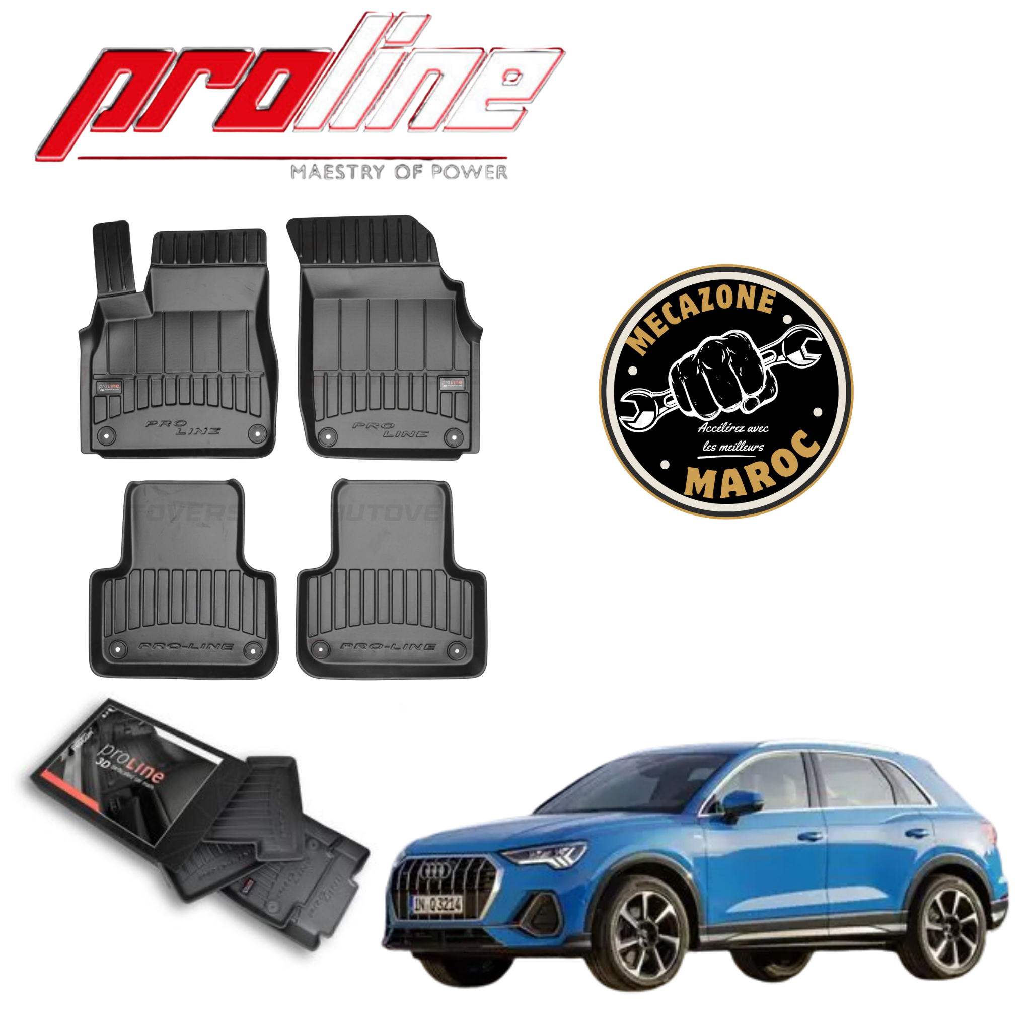 Tapis proline 3d AUDI Q3 II 2018+