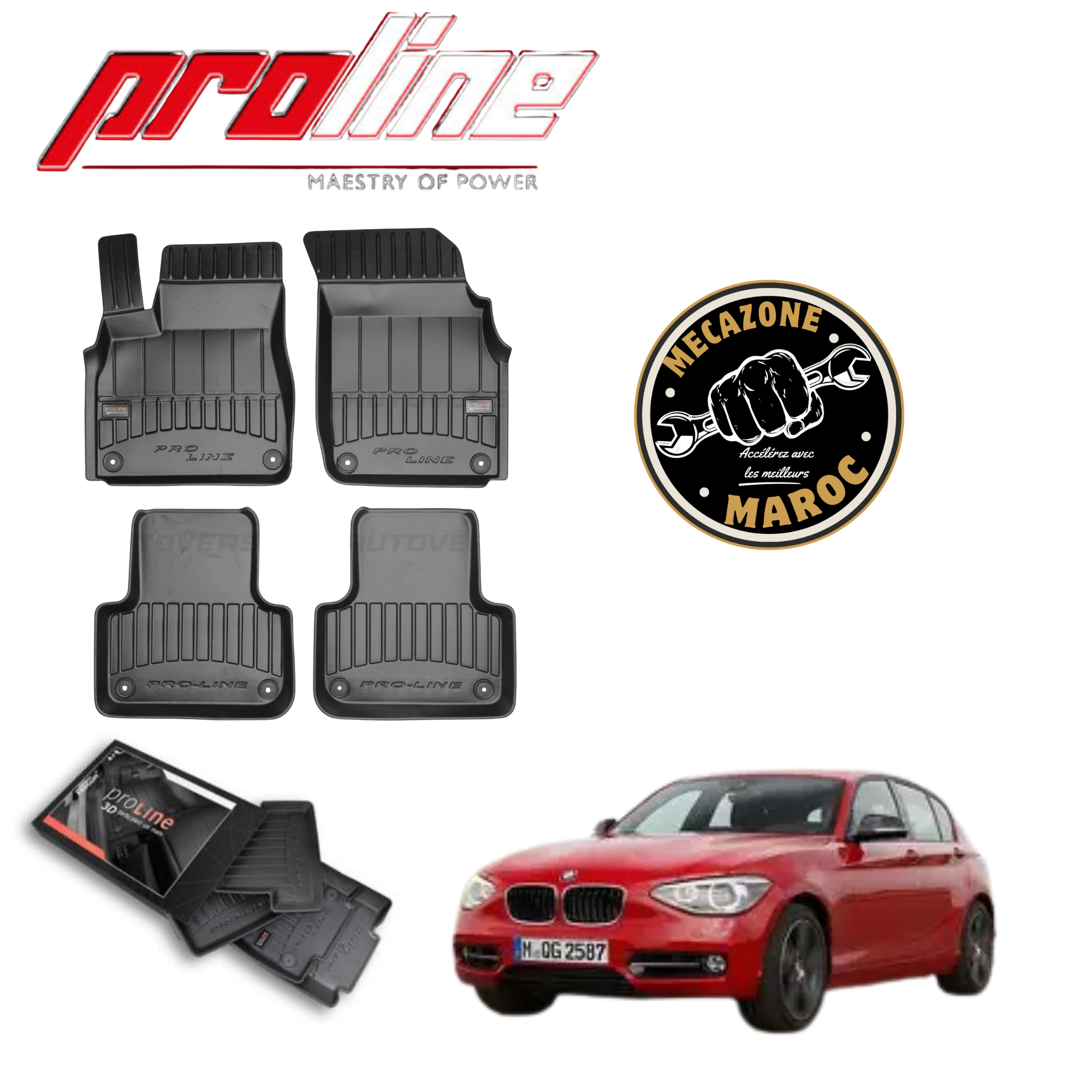 Tapis proline 3d BMW 1 SERIES F20 2011-2019