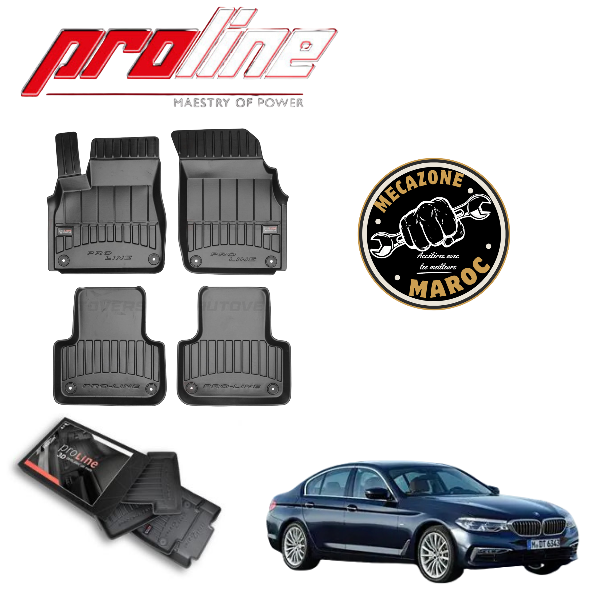 Tapis proline 3d BMW SERIE 5 G30 2017-2023