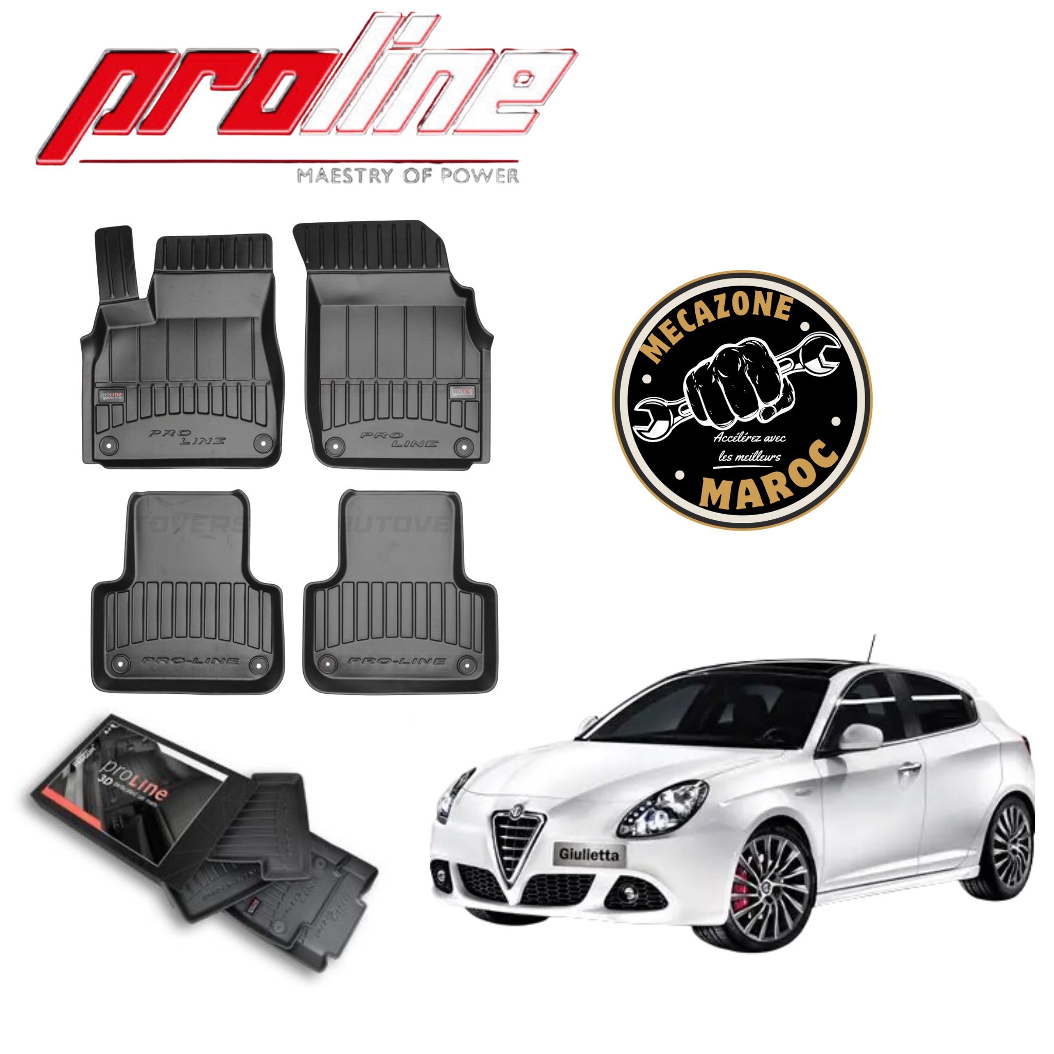 Tapis proline 3d Alfa Romeo Gulietta 2010/2020