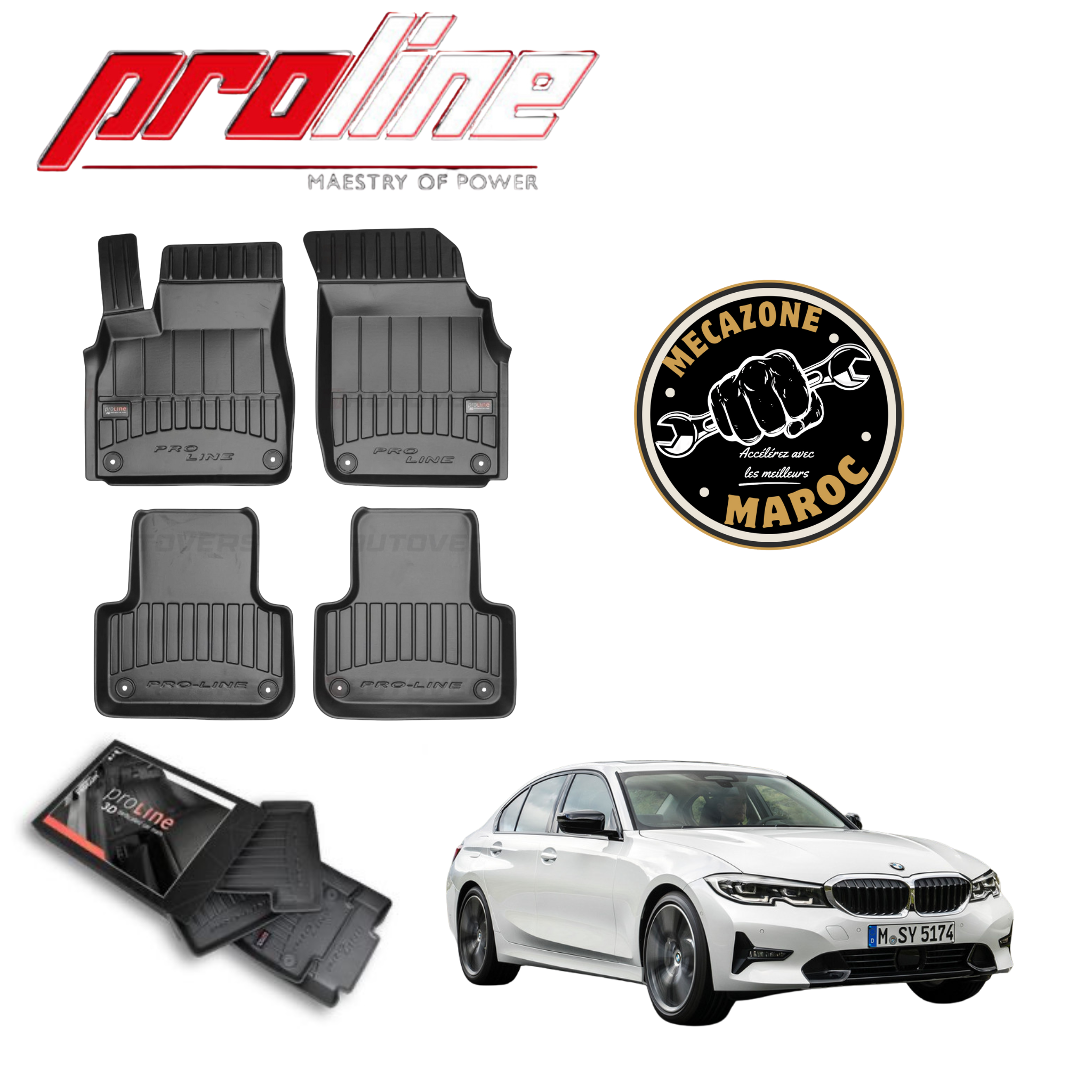 Tapis proline 3d BMW SERIE 5 G 60 2024+