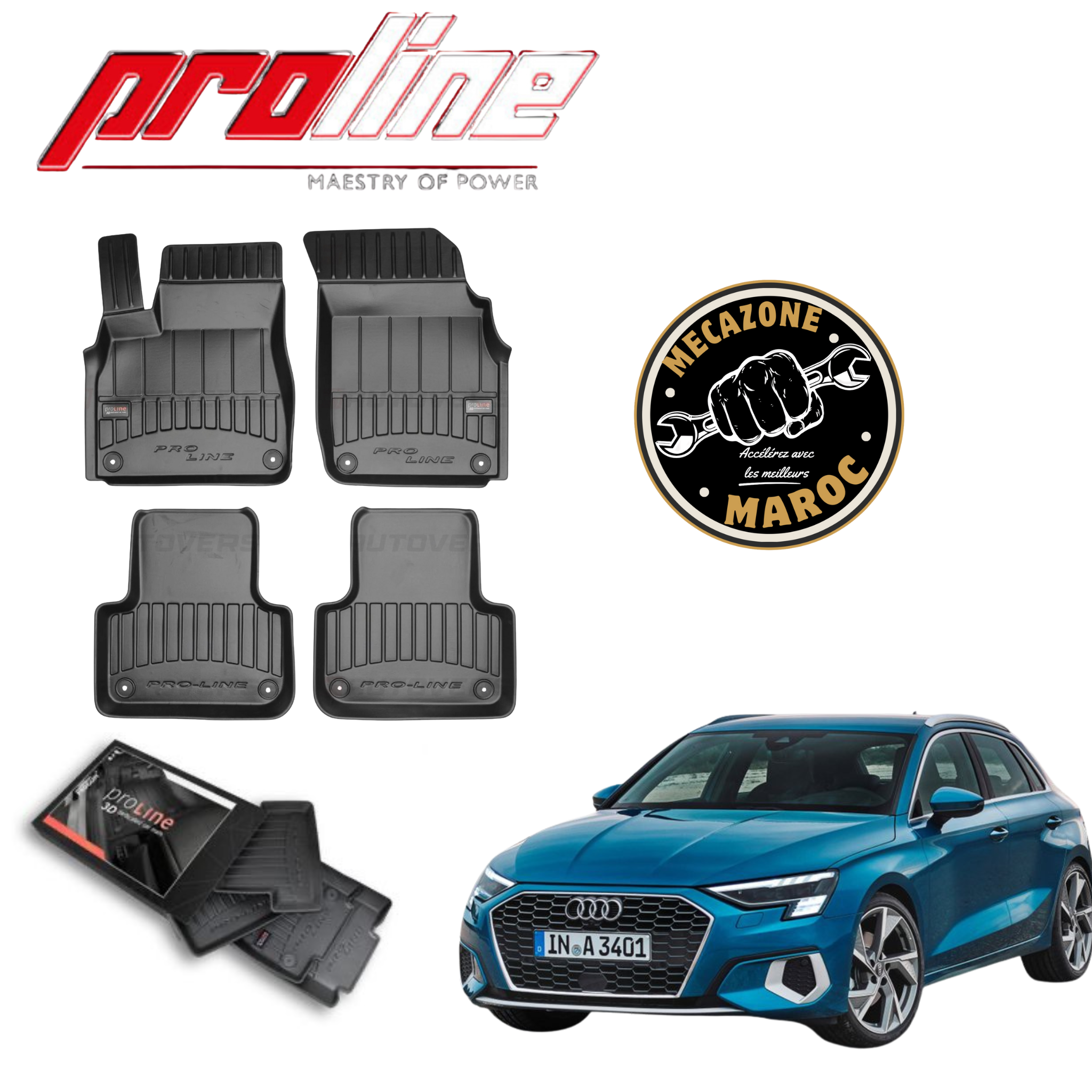 Tapis proline 3d Audi A3 8Y 2020+