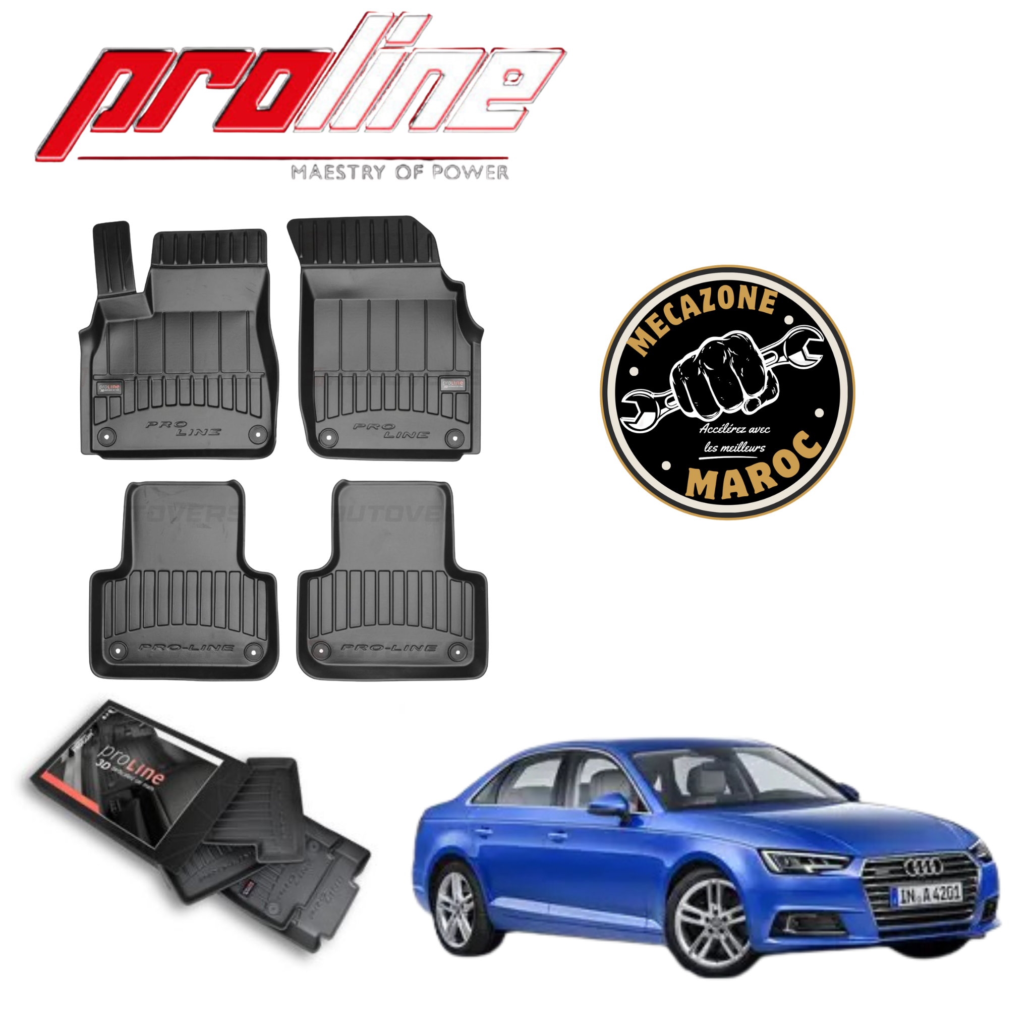 Tapis proline 3d Audi A4 B9 2016+